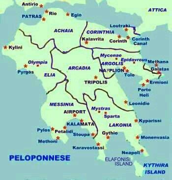 ancient greek city in peloponnese.
